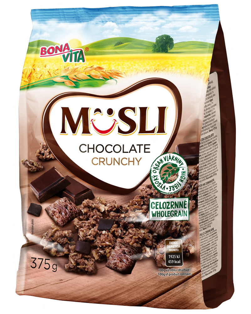 Bona Vita Muesli Chocolate Crunchy 375gr - Prinos Farm & Deli