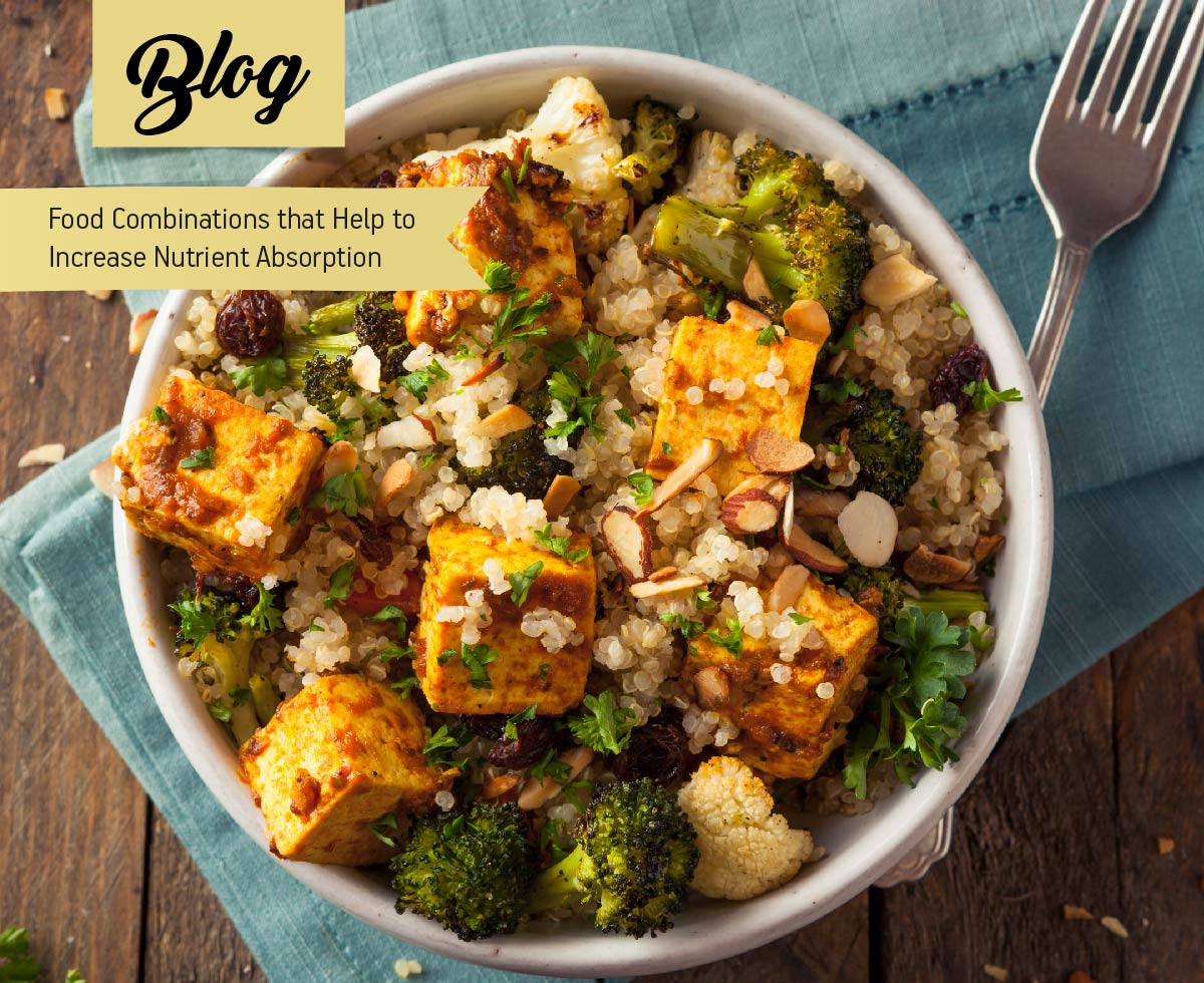 Homemade Quinoa Tofu Bowl with Roasted Veggies and Herbs