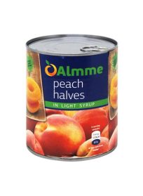 Almme Peach Halves in Light Syrup 850ml