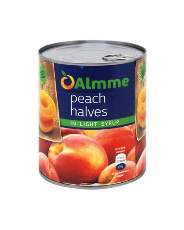 Almme Peach Halves in Light Syrup 850ml