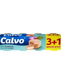 Calvo Tuna in Water 4x80gr (3+1 FREE)