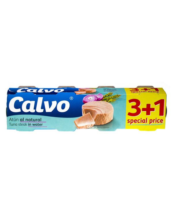 Calvo Tuna in Water 4x80gr (3+1 FREE)