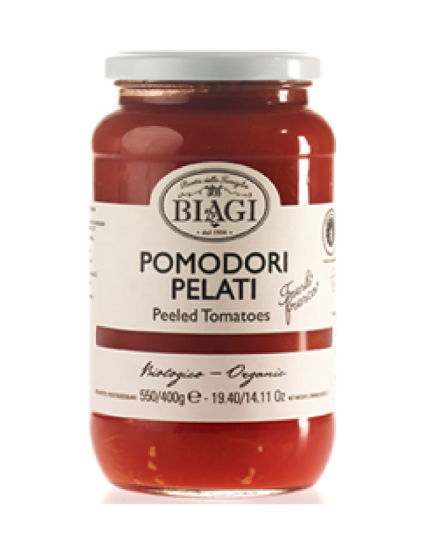 Biagi Bio Whole Peeled Tomatoes 550gr