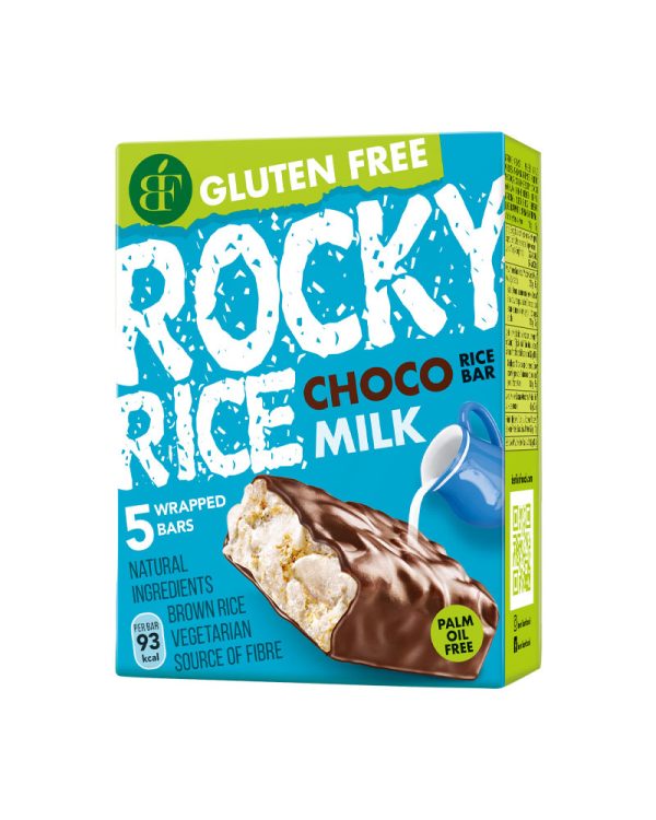 Rocky Rice Rice Bars with Milk Chocolate 5x18gr