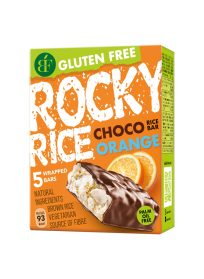 Rocky Rice Rice Bars with Chocolate & Orange 5x18gr