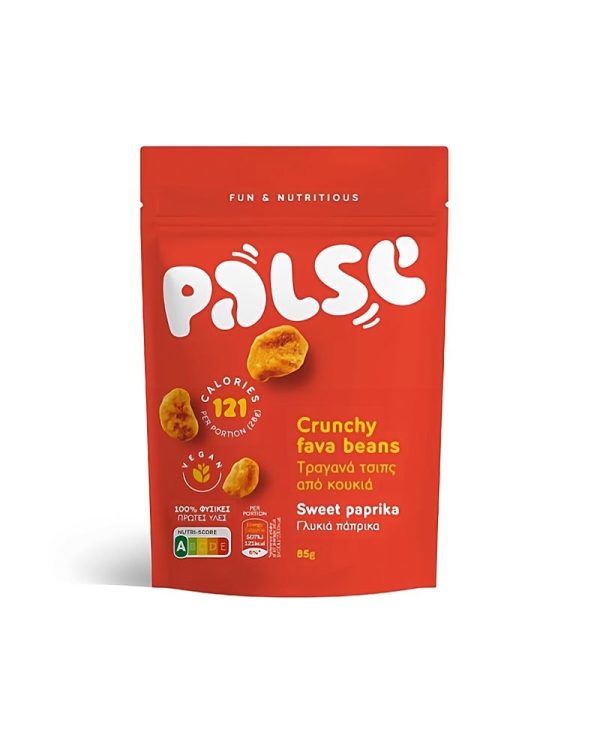 Palse Crunchy Fava Beans-Sweet Paprica 85gr