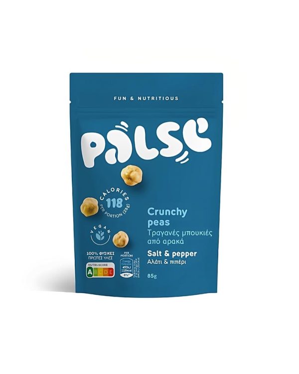 Palse Crunchy Peas-Salt & Pepper 85gr