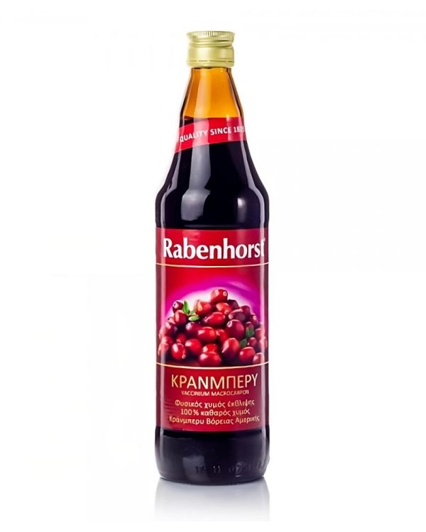 Rabenhorst Organic Cranberry Pure Juice 750ml