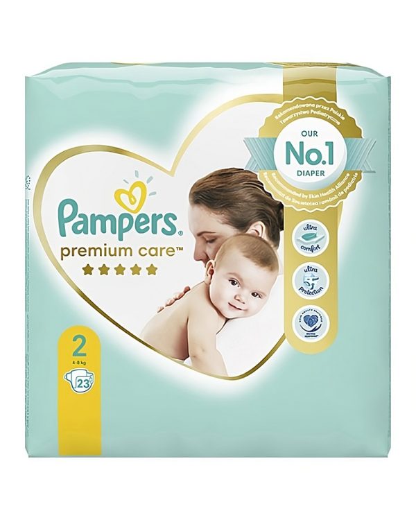Pampers Premium Care No 2 (23 Pieces) 4-8kg