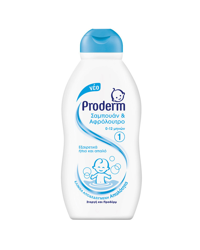Proderm Shampoo & Shower Gel for Children from 0 to 12 Months (200ml)