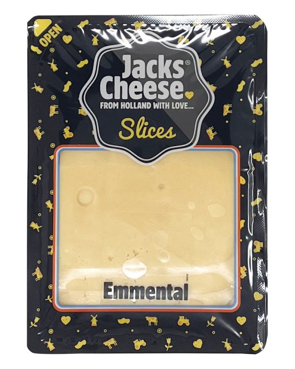 Jacks Emmental 45% Slices 150gr